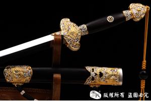 精工龙之剑-手工百炼加镀金镀银-值得珍藏