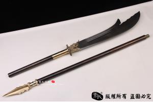 青龙偃月刀-关羽用刀-关公刀-27斤左右