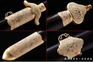 紫檀木百炼钢武术剑